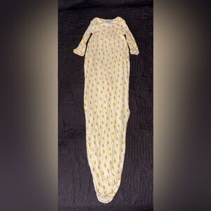 Hanna Andersson Yellow Floral Sleep Sack Pajama